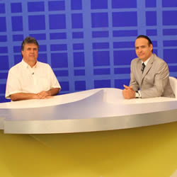  Vice-prefeito Jaci Tadeu concede entrevista à Rede CNT
