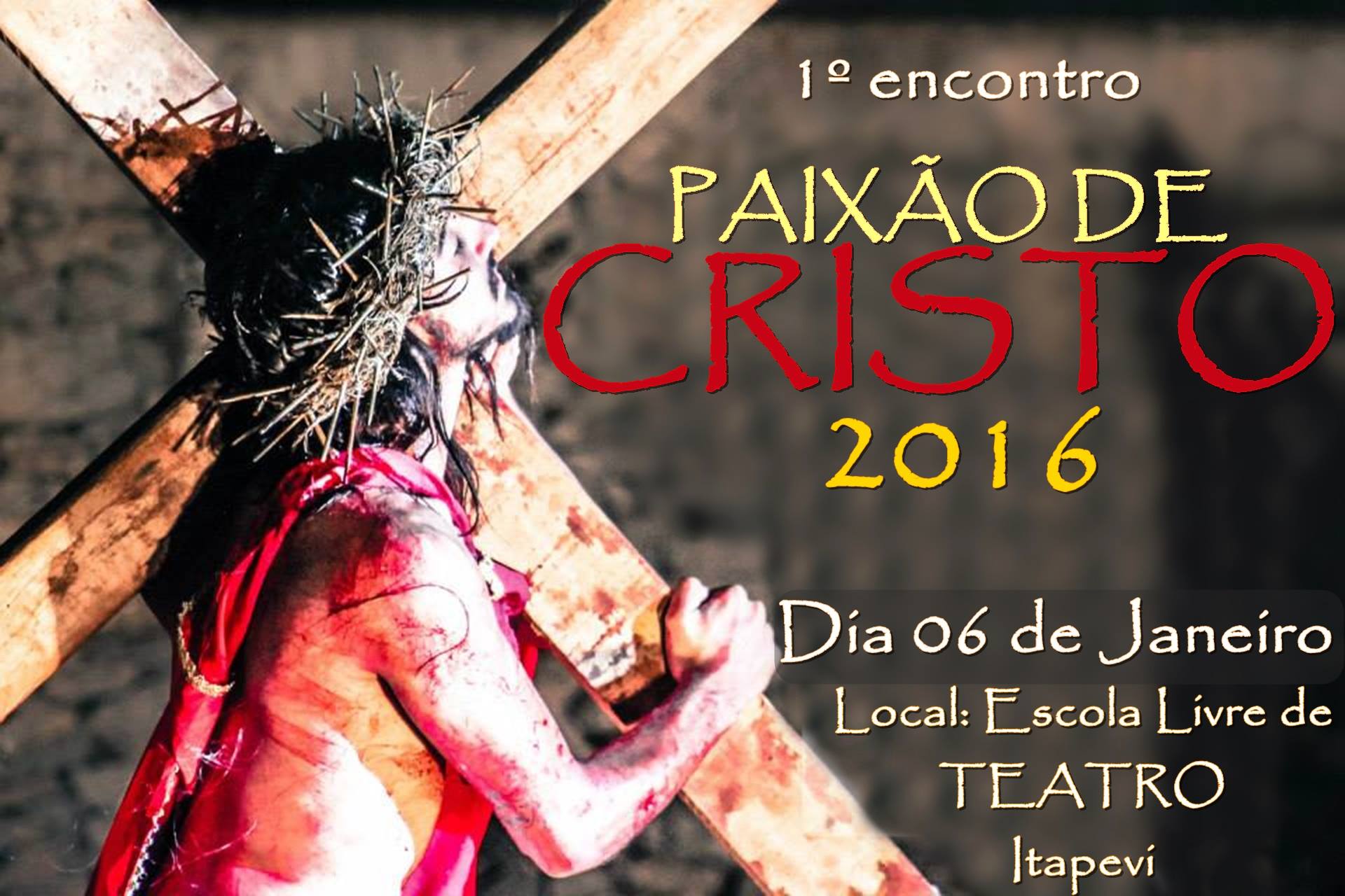  Inscrições para encenação da ‘Paixão de Cristo’ estão abertas em Itapevi