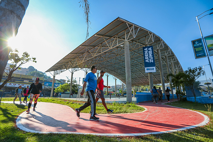  Ginásio de Esportes ganha pista de 240 metros, nova pintura e reforma de assentos