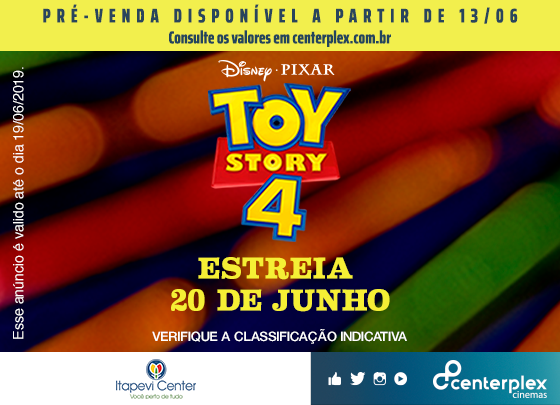  PRÉ-ESTRÉIA DE TOY STORY 4 NO CENTERPLEX CINEMAS