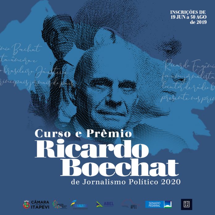  Câmara de Itapevi lança curso e prêmio Ricardo Boechat de jornalismo político