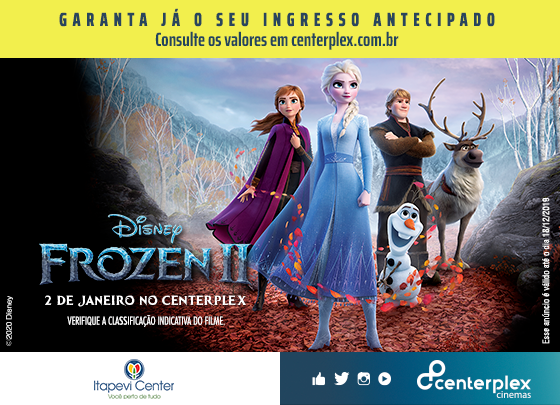  VENDA ANTECIPADA – FROZEN 2