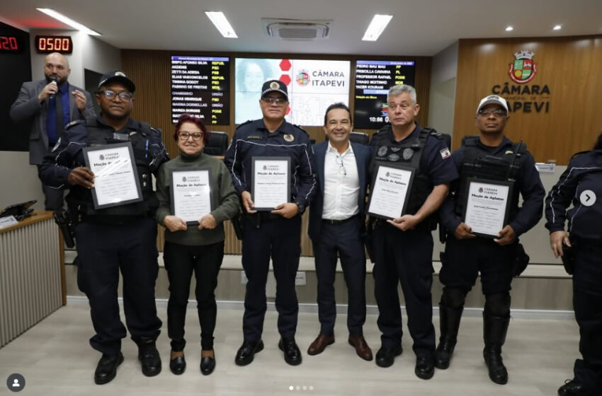 Vereador Fábio Freitas homenageia Guarda Municipal de Itapevi e reforça apoio à corporação