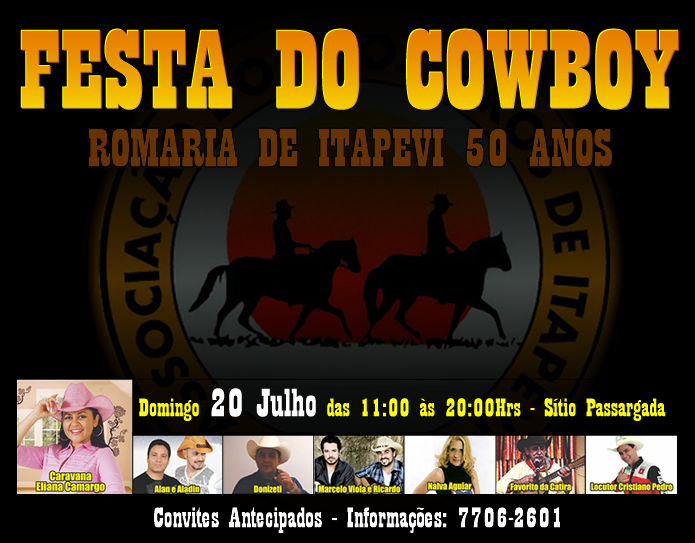  Festa do Cowboy da 50ª Romaria de Itapevi 2014 é domingo (20)