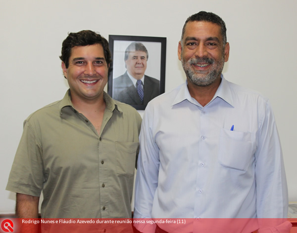  Vice-prefeito de Itapevi, Fláudio Azevedo, recebe o presidente da Câmara de São Roque