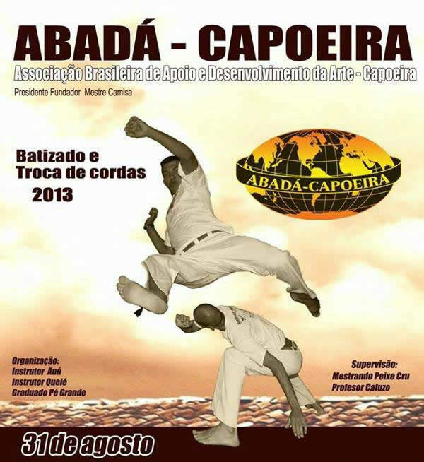  ABADÁ-Capoeira realiza Batizado e Troca de Cordas