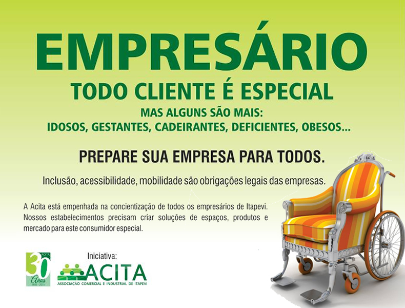  ACITA lança campanha de acessibilidade em Itapevi