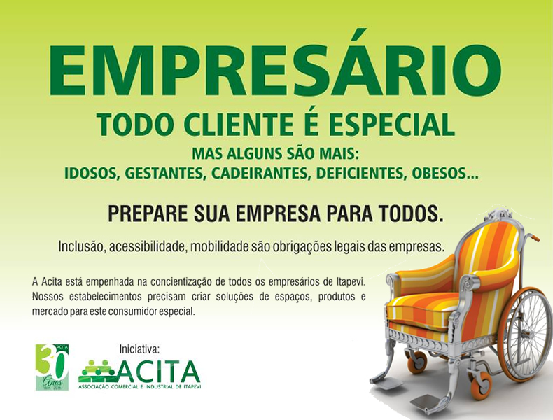  Palestra “Acessibilidade – Prepare sua Empresa para Todos” é dia 30