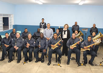  Banda Musical da GM de Itapevi recebe instrumentos