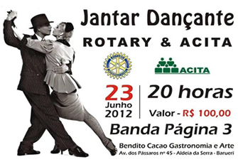  Jantar dançante Rotary & ACITA dia 23/06