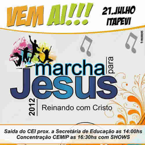  Vem aí a Marcha para Jesus 2012 em Itapevi