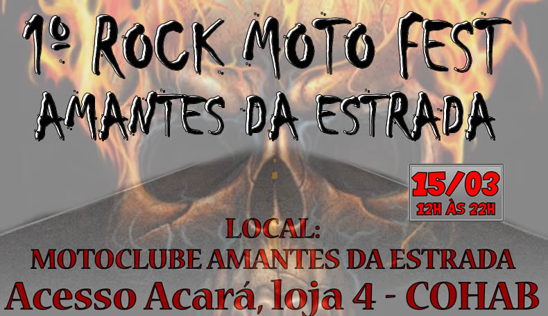  1º Rock Moto Fest acontece neste domingo (15) em Itapevi